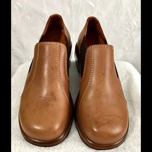 Dansko Brown Slide on Loafers. Size 40